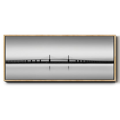 Sunshine Skyway - Floater Framed Canvas Print