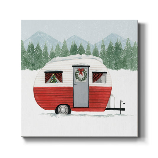 Camping for Christmas II-Premium Gallery Wrapped Canvas - Ready to Hang