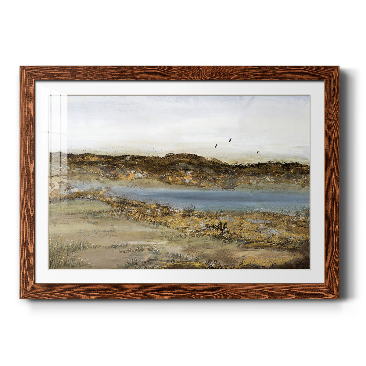 RETREATING WITHIN-Premium Framed Print - Ready to Hang