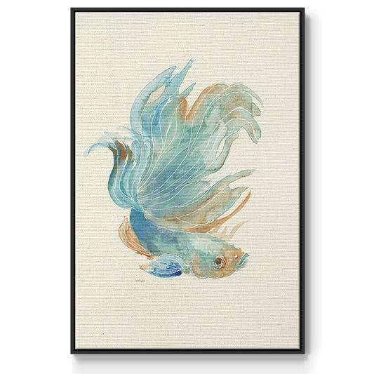 Betta I - Floater Framed Canvas Print