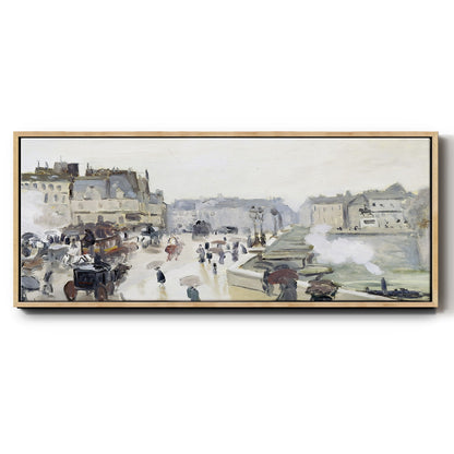 The Pont Neuf, 1872 - Floater Framed Canvas Print