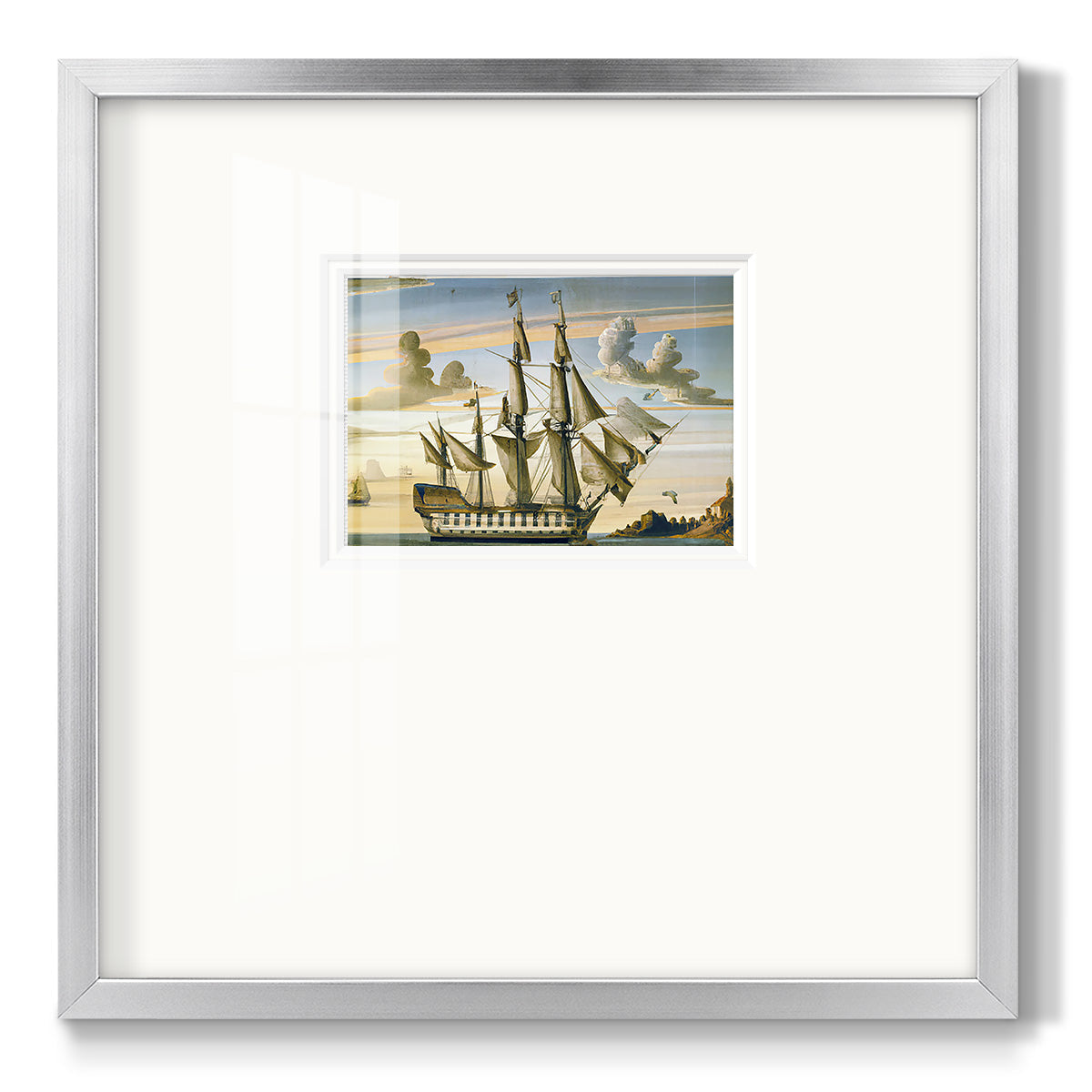 Frigate - Double Matboard Framed Print