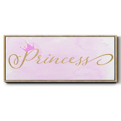 Princess - Floater Framed Canvas Print