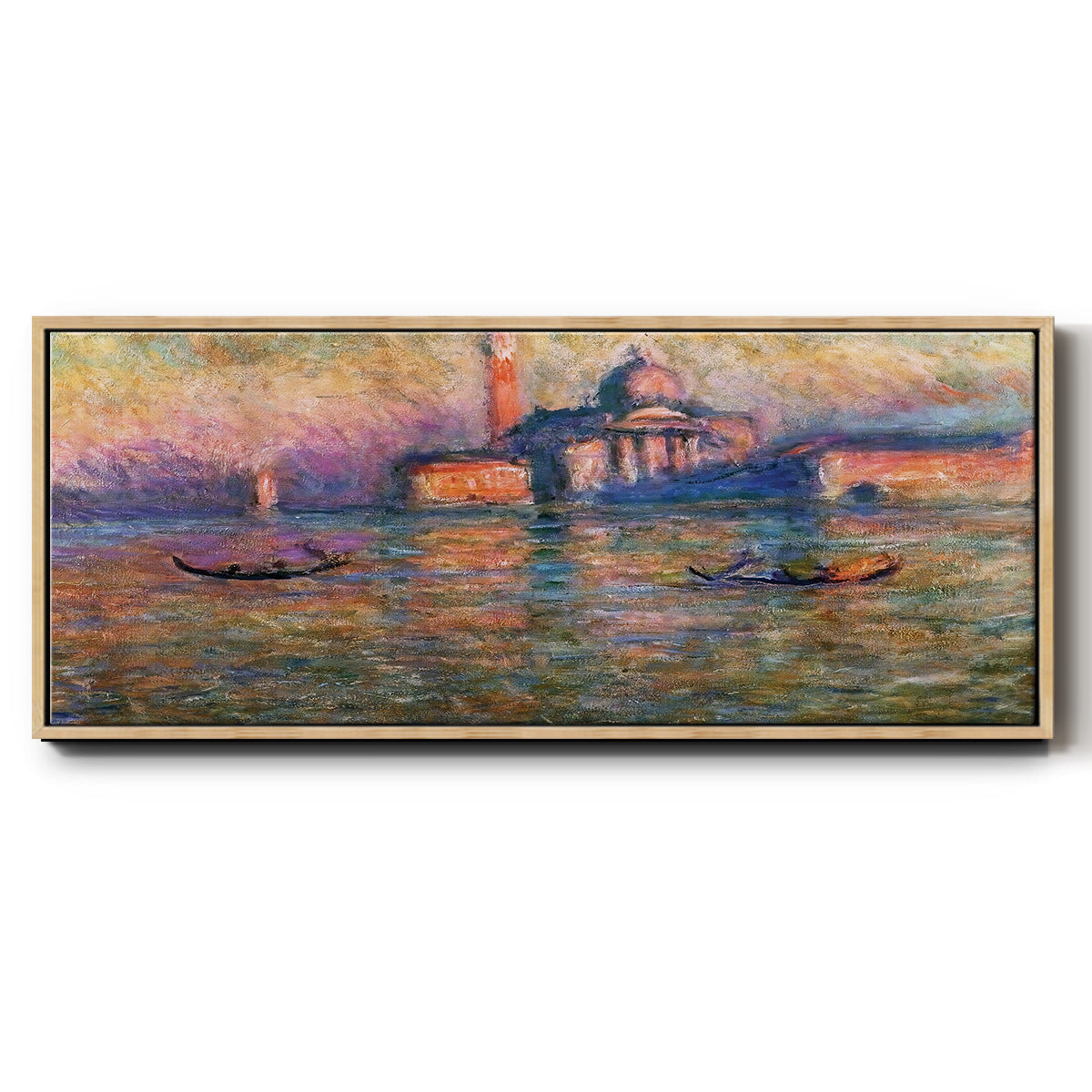 San Giorgio Maggiore, 1908 - Floater Framed Canvas Print