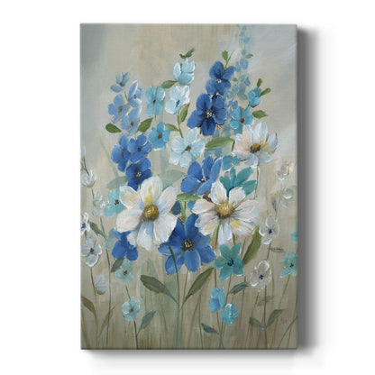Blue Garden II - Canvas Art Print