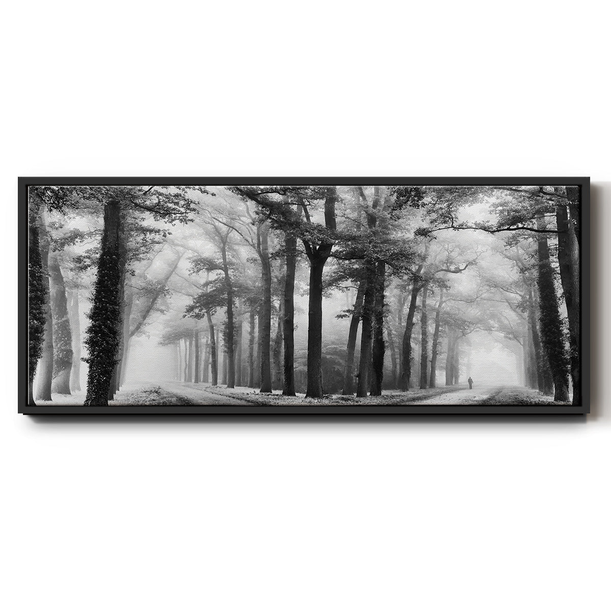 Turning Left Wasn't Right - Floater Framed Canvas Print