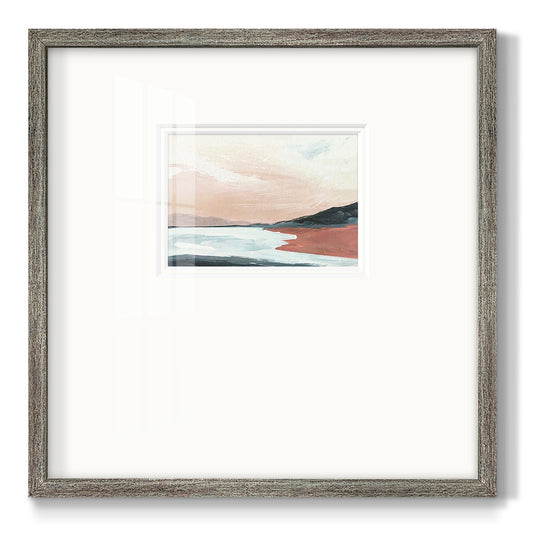 Paynes Coast II - Double Matboard Framed Print