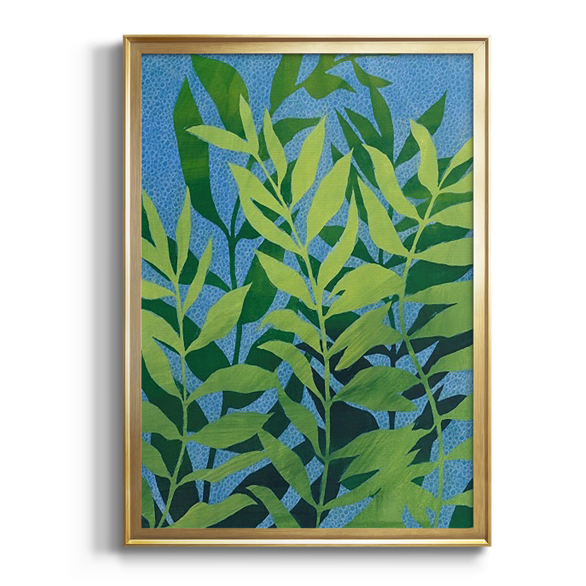 Ocean Vines II - Modern Framed Canvas Print