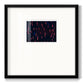 Crimson Constellation- Premium Framed Print Double Matboard