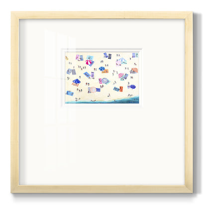 Colorful Beach - Double Matboard Framed Print