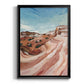 Impasto Plateau II - Modern Framed Canvas Print