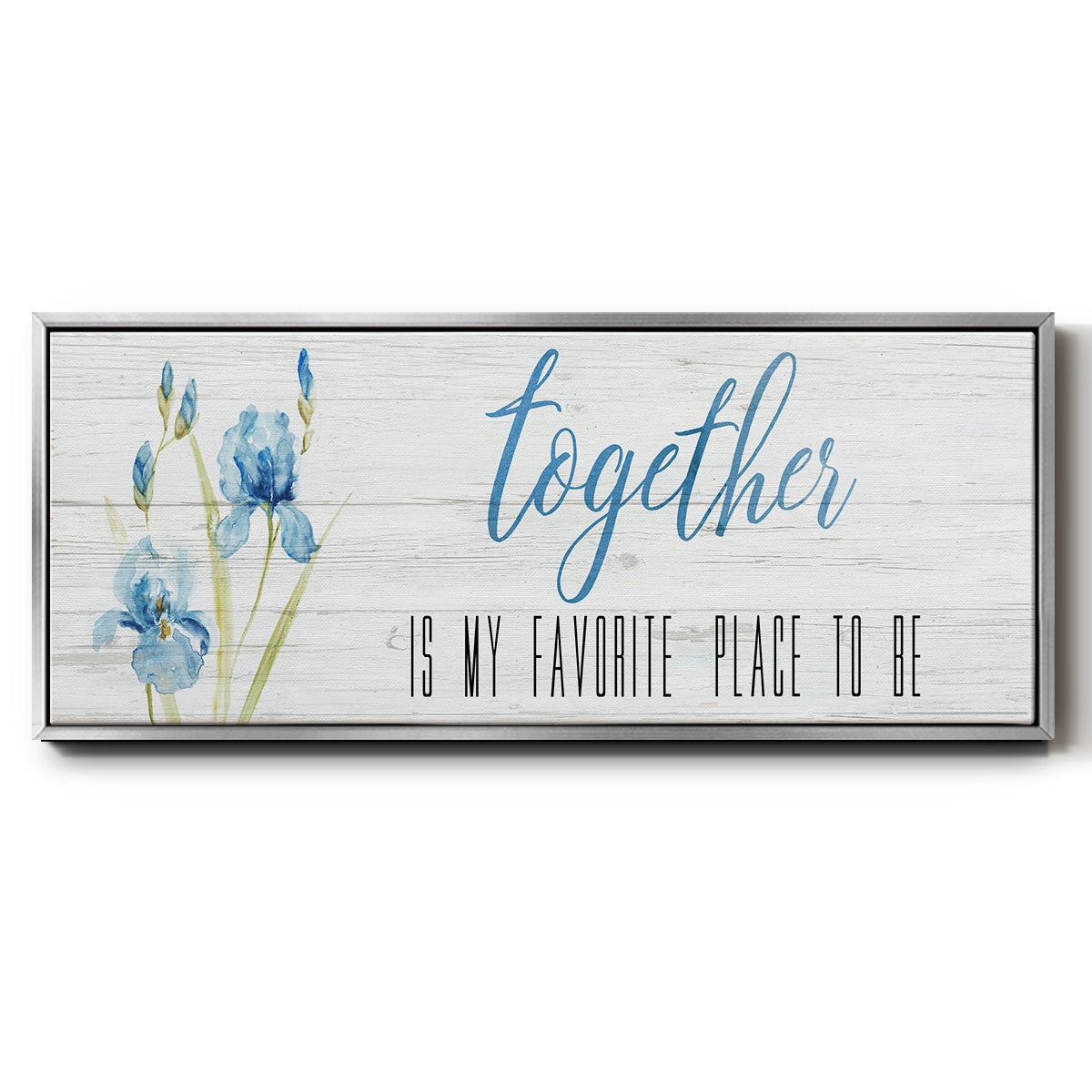 Together - Floater Framed Canvas Print