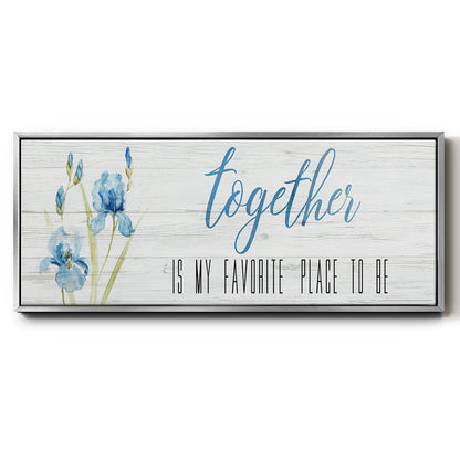 Together - Floater Framed Canvas Print