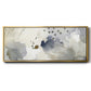 Dried Bergamot in Mist II - Floater Framed Canvas Print