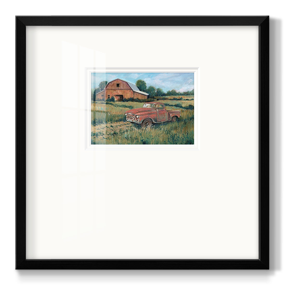 Rusting Away I - Double Matboard Framed Print