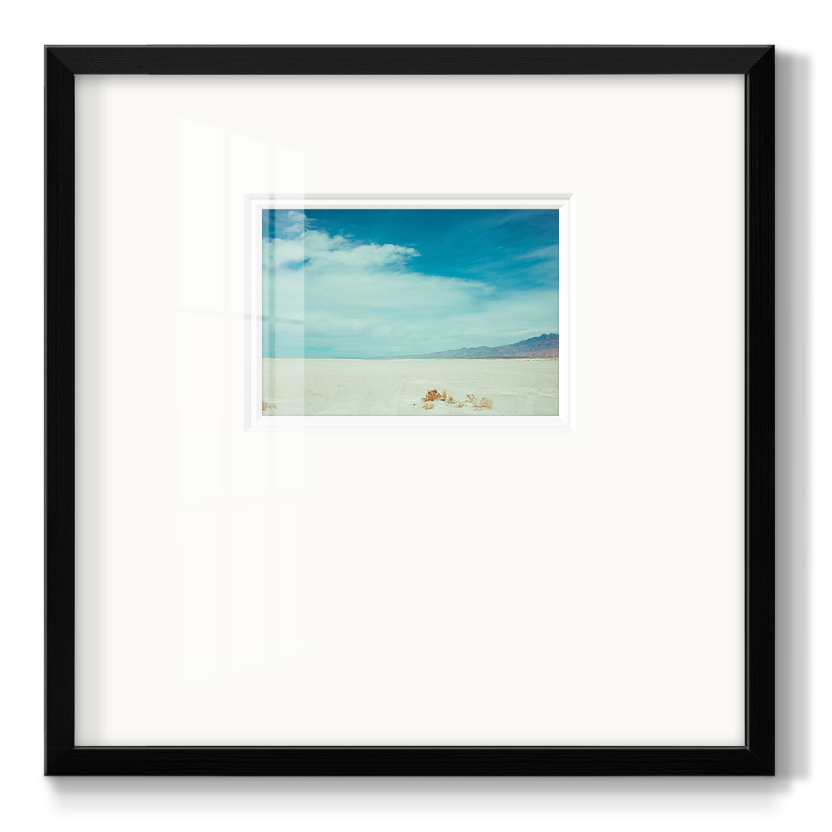 Salt Flat Walk I - Double Matboard Framed Print