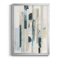Paper Strata II - Modern Framed Canvas Print