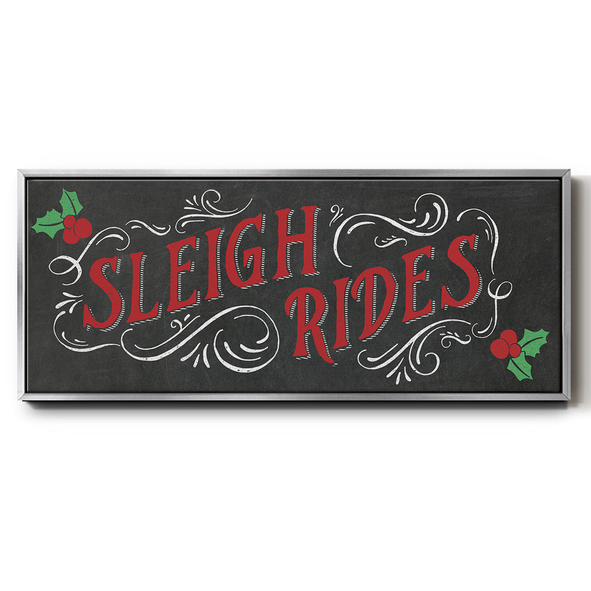 Sleigh Rides - Floater Framed Canvas Print