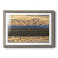 Sunset Flight - Barnwood Framed Art Print