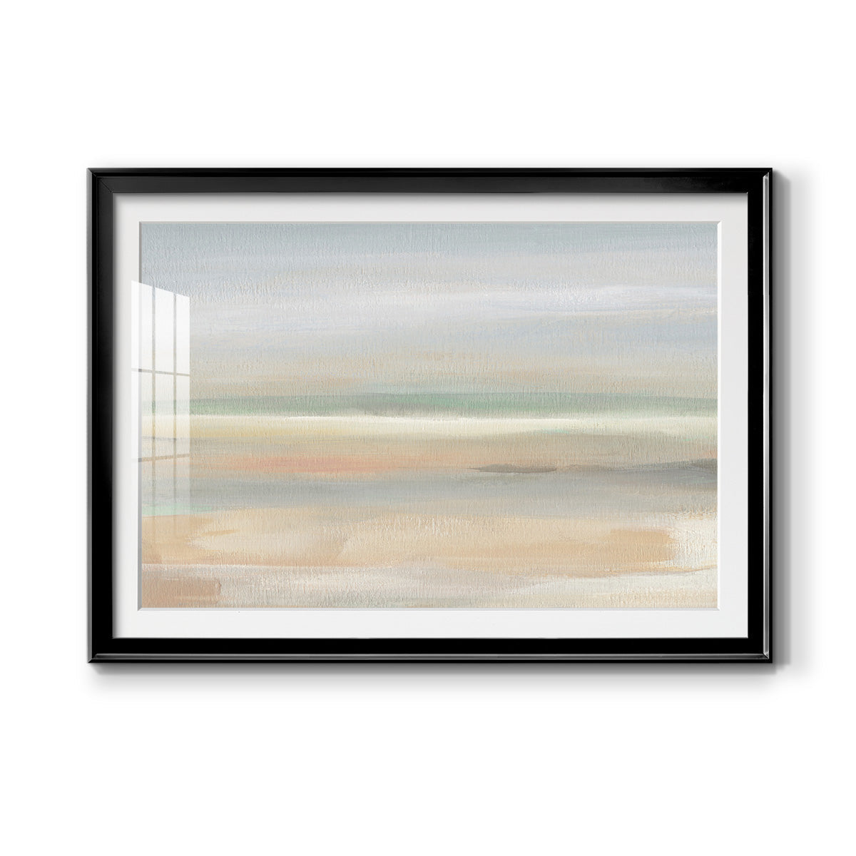 Soft Far Field Premium Framed Print - Ready to Hang