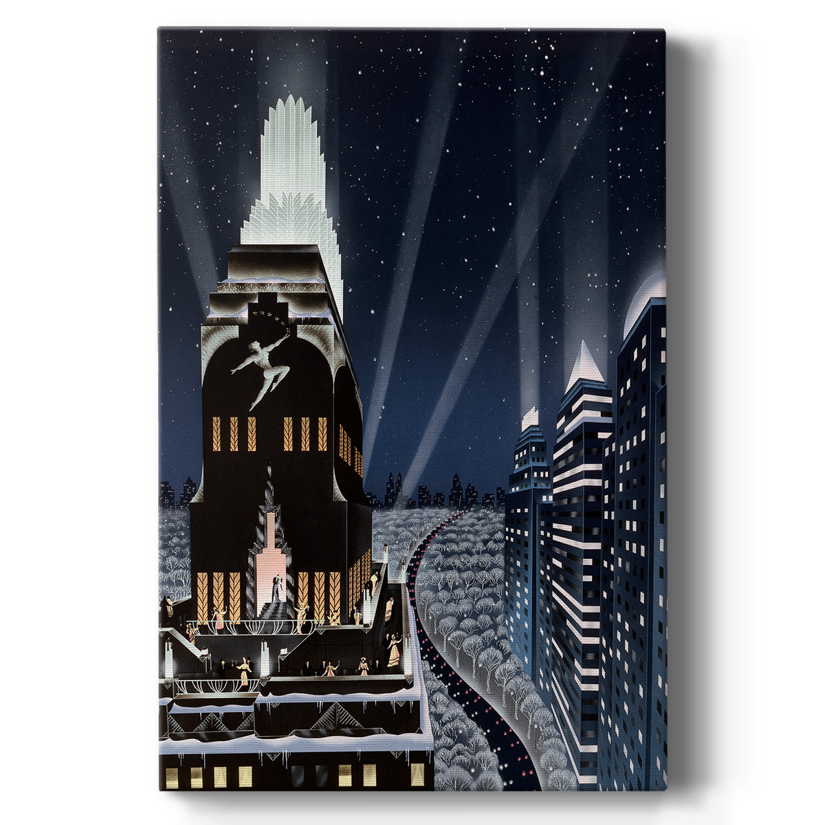 Rooftop Serenade Premium Gallery Wrapped Canvas - Ready to Hang