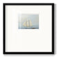 Foggy Sail II - Double Matboard Framed Print