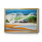 The Wave - Modern Framed Canvas Print