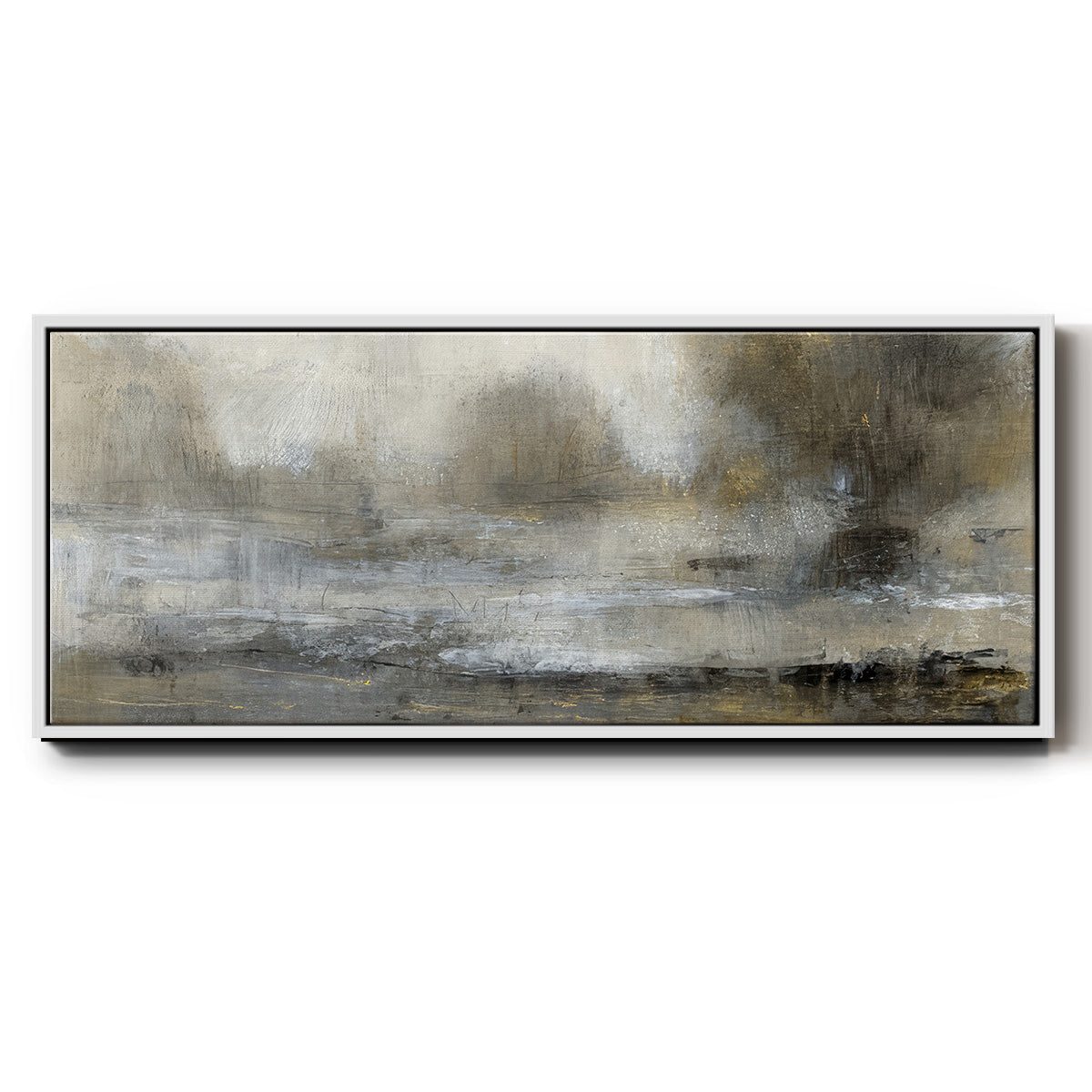 Gilt Landscape I - Floater Framed Canvas Print