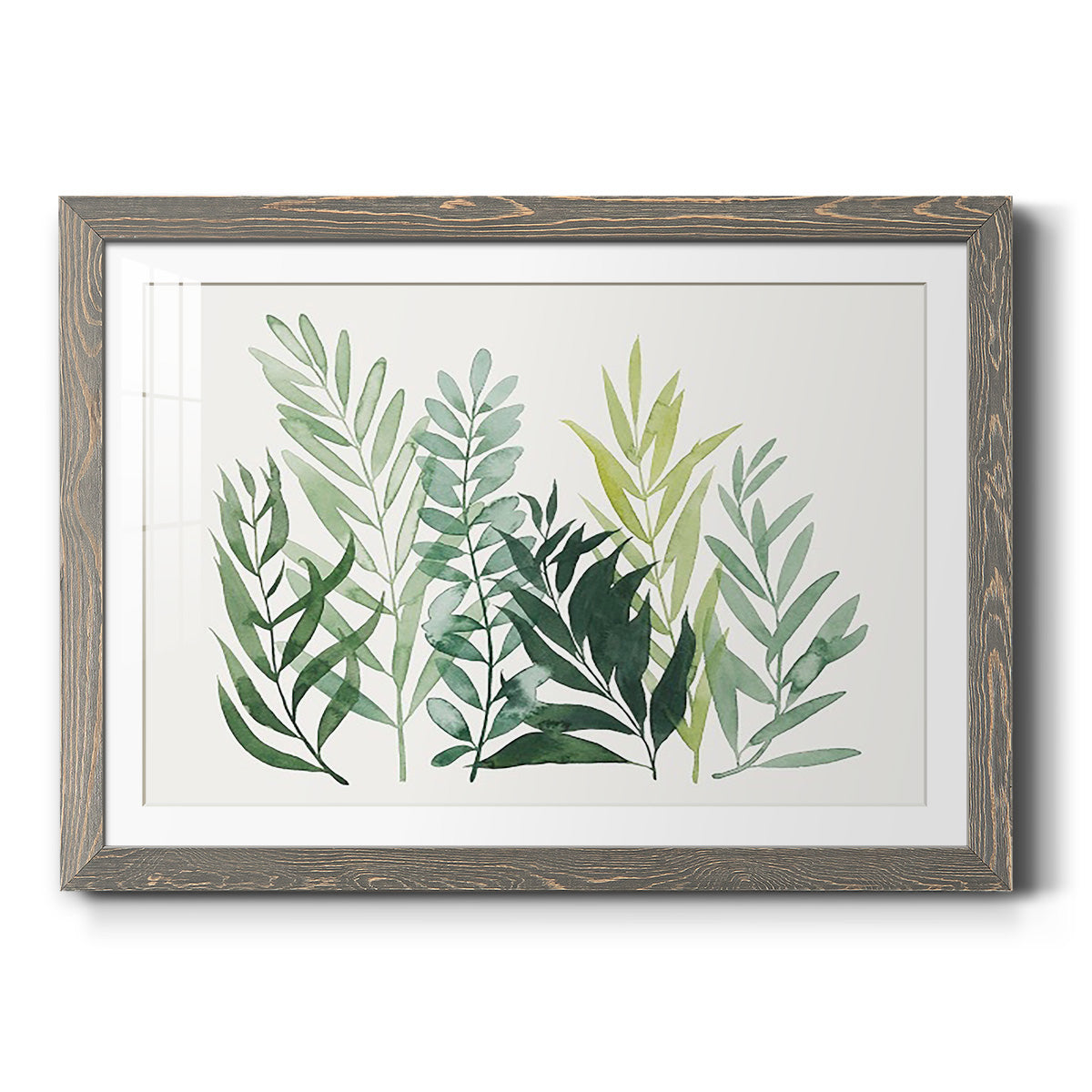Vert Volunteers II - Barnwood Framed Art Print