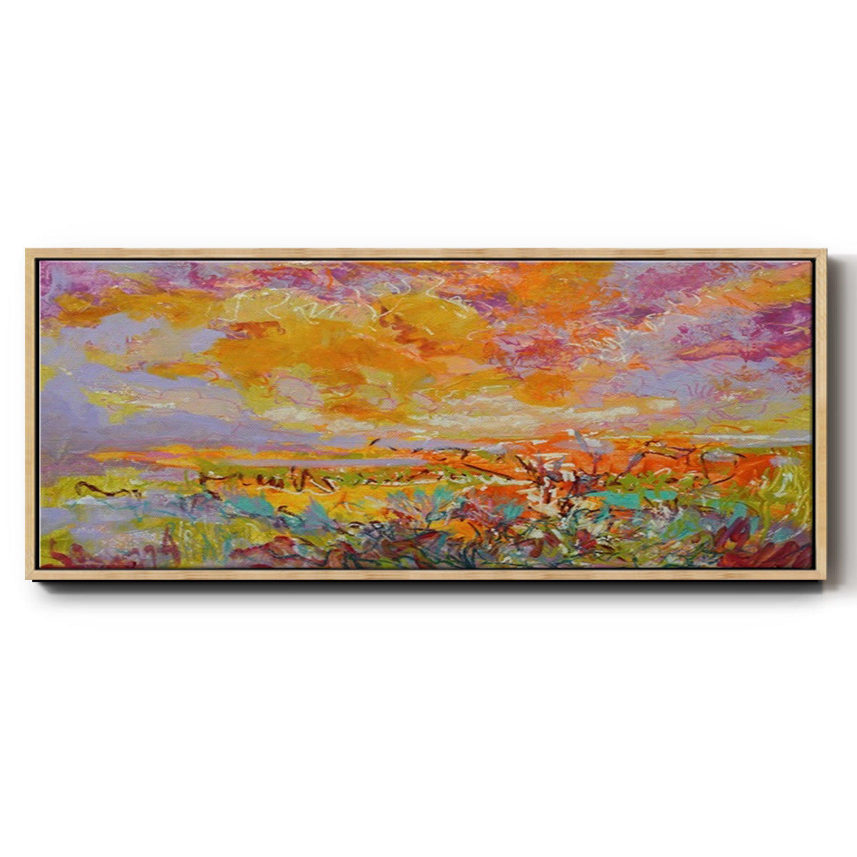 Radiance Remembered - Floater Framed Canvas Print