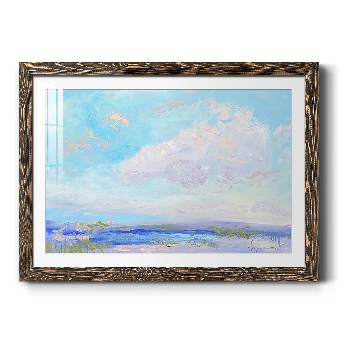 A Perfectly Lovely Day - Barnwood Framed Art Print