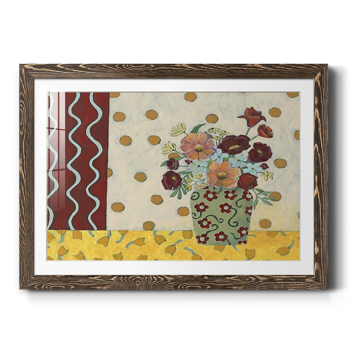 Flowerscape II-Premium Framed Print - Ready to Hang