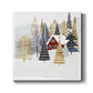 Christmas Chalet I-Premium Gallery Wrapped Canvas - Ready to Hang