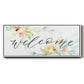 Welcome - Floater Framed Canvas Print