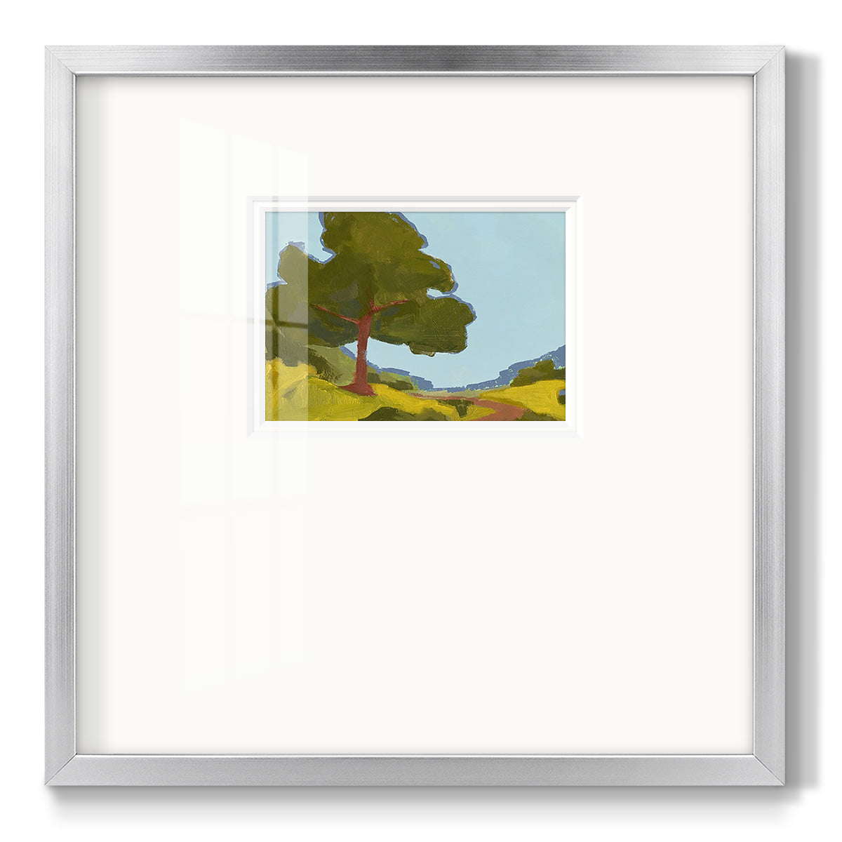 Bright Park II Premium Framed Print Double Matboard