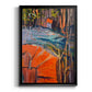 Cadmium Winter Solstice IV - Modern Framed Canvas Print