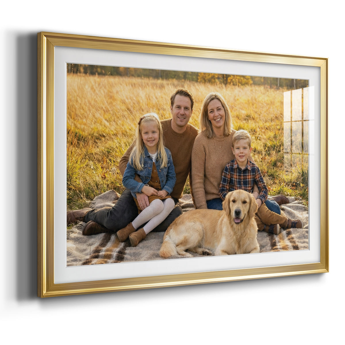 Modern Custom Framed Paper