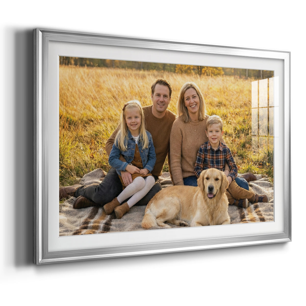 Modern Custom Framed Paper