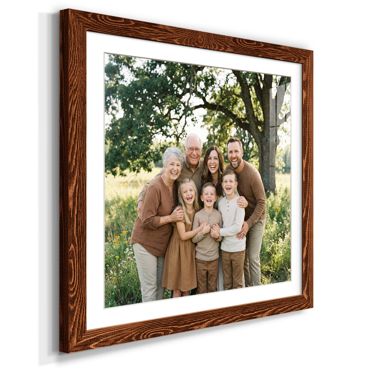 Square Custom Rustic Frames - Gallery Wrapped Canvas or Prints