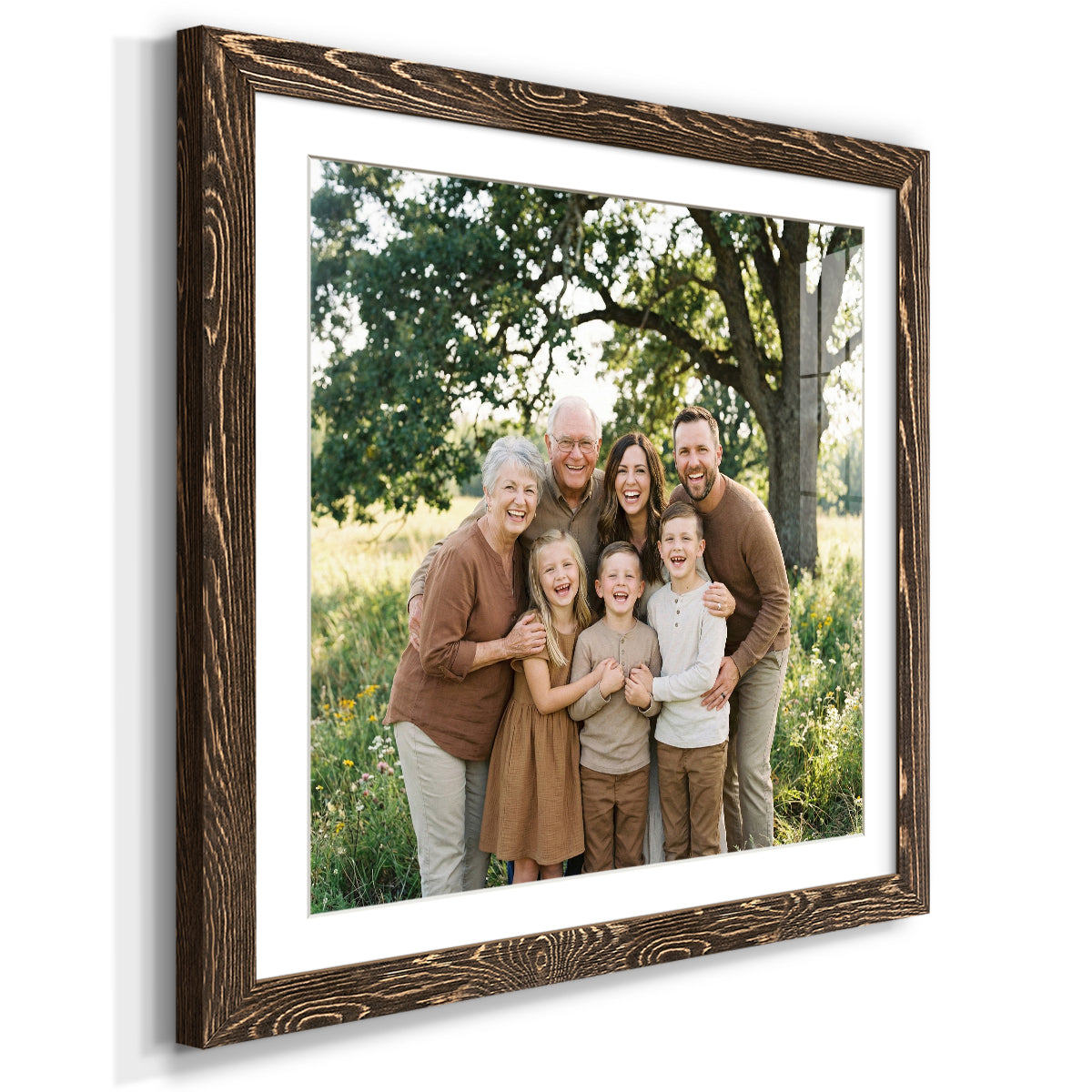 Square Custom Rustic Frames - Gallery Wrapped Canvas or Prints