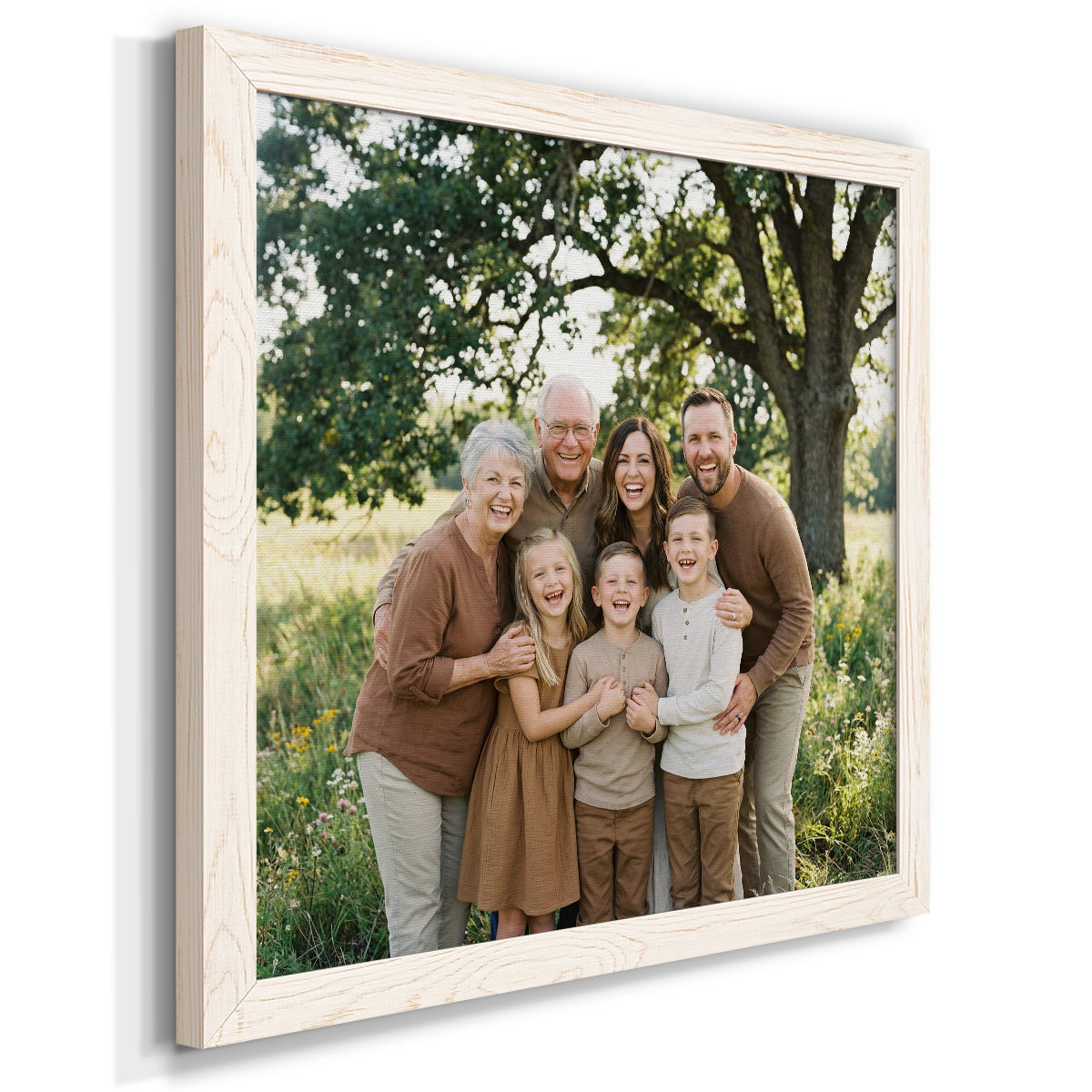 Square Custom Rustic Frames - Gallery Wrapped Canvas or Prints