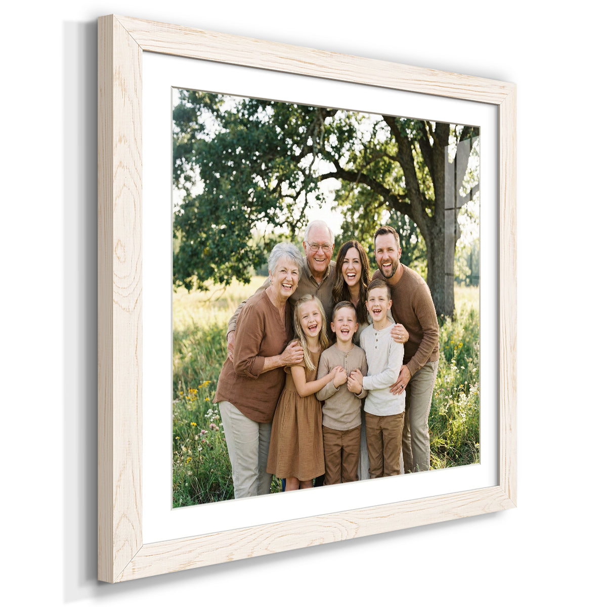 Square Custom Rustic Frames - Gallery Wrapped Canvas or Prints