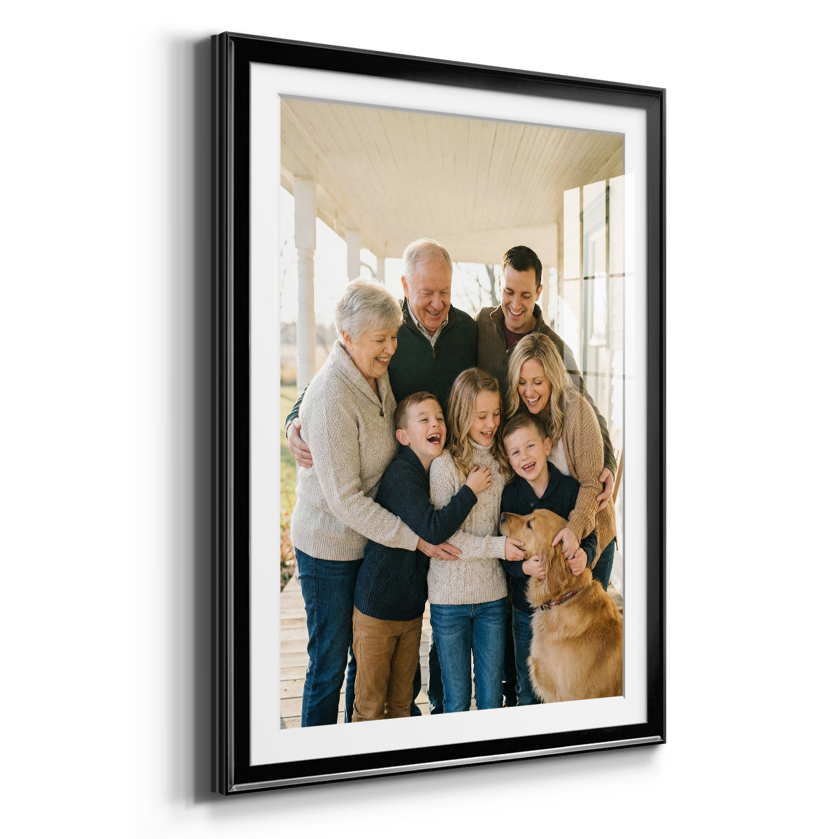 Modern Custom Framed Paper