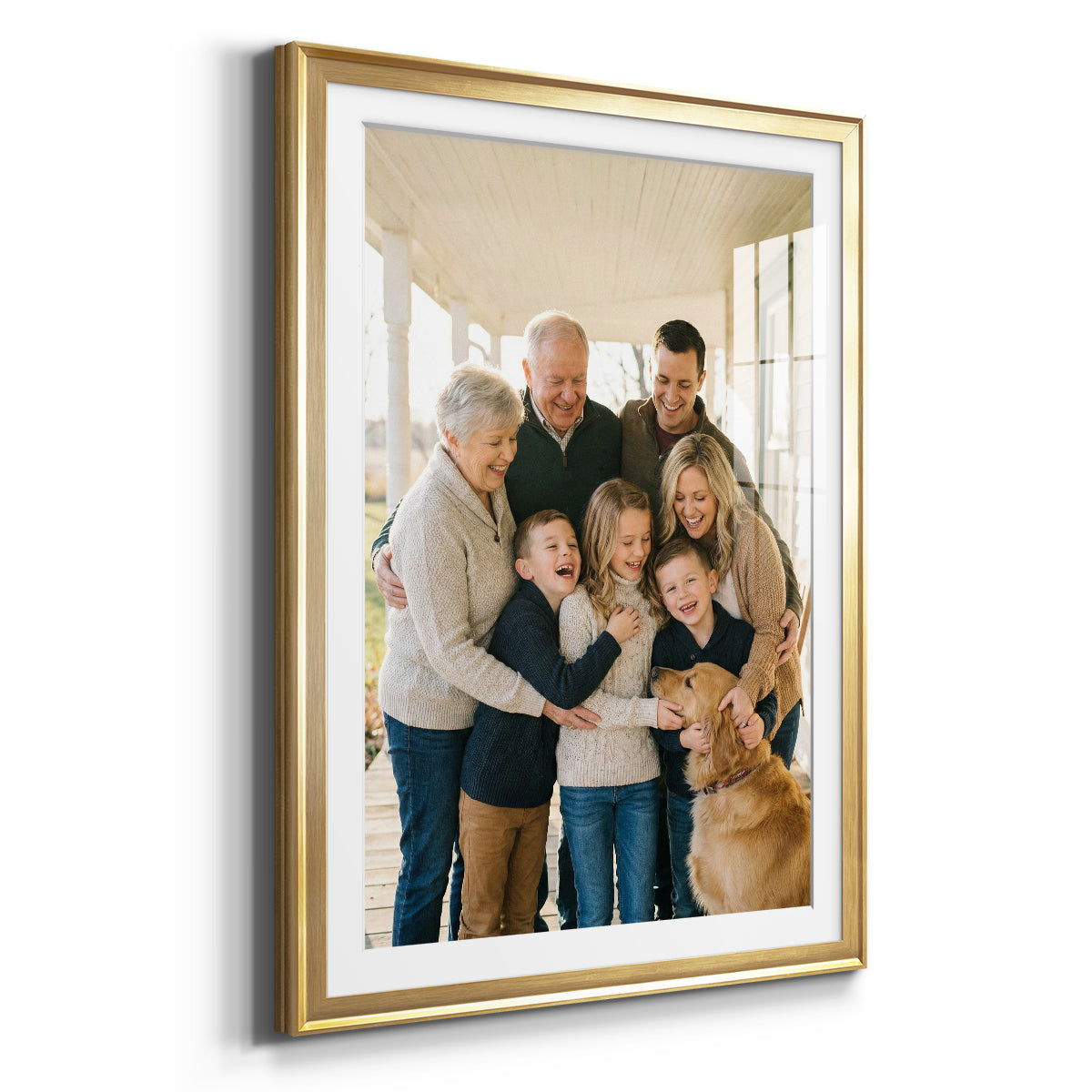 Modern Custom Framed Paper