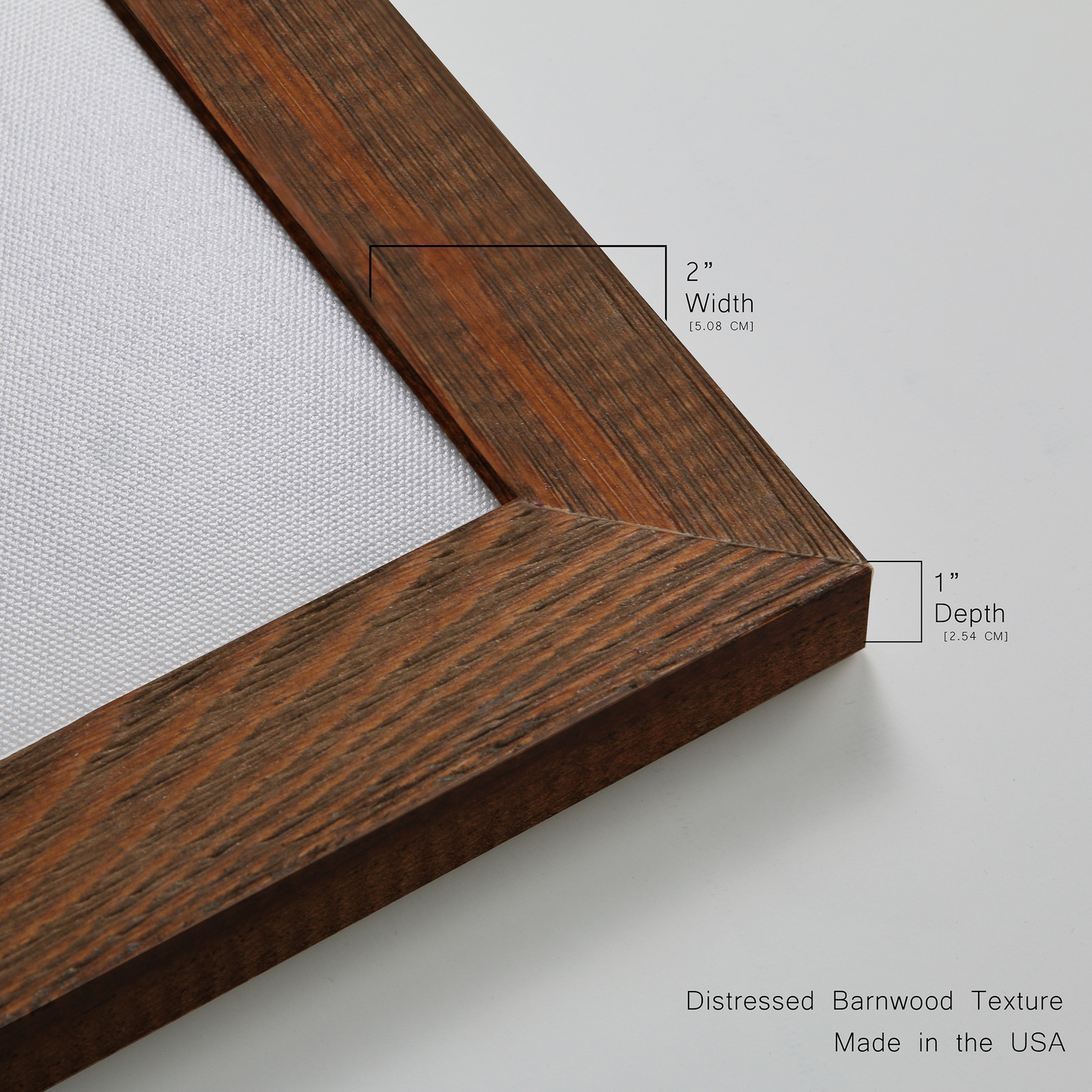 Botanical Gesture I - Barnwood Framed Canvas Set