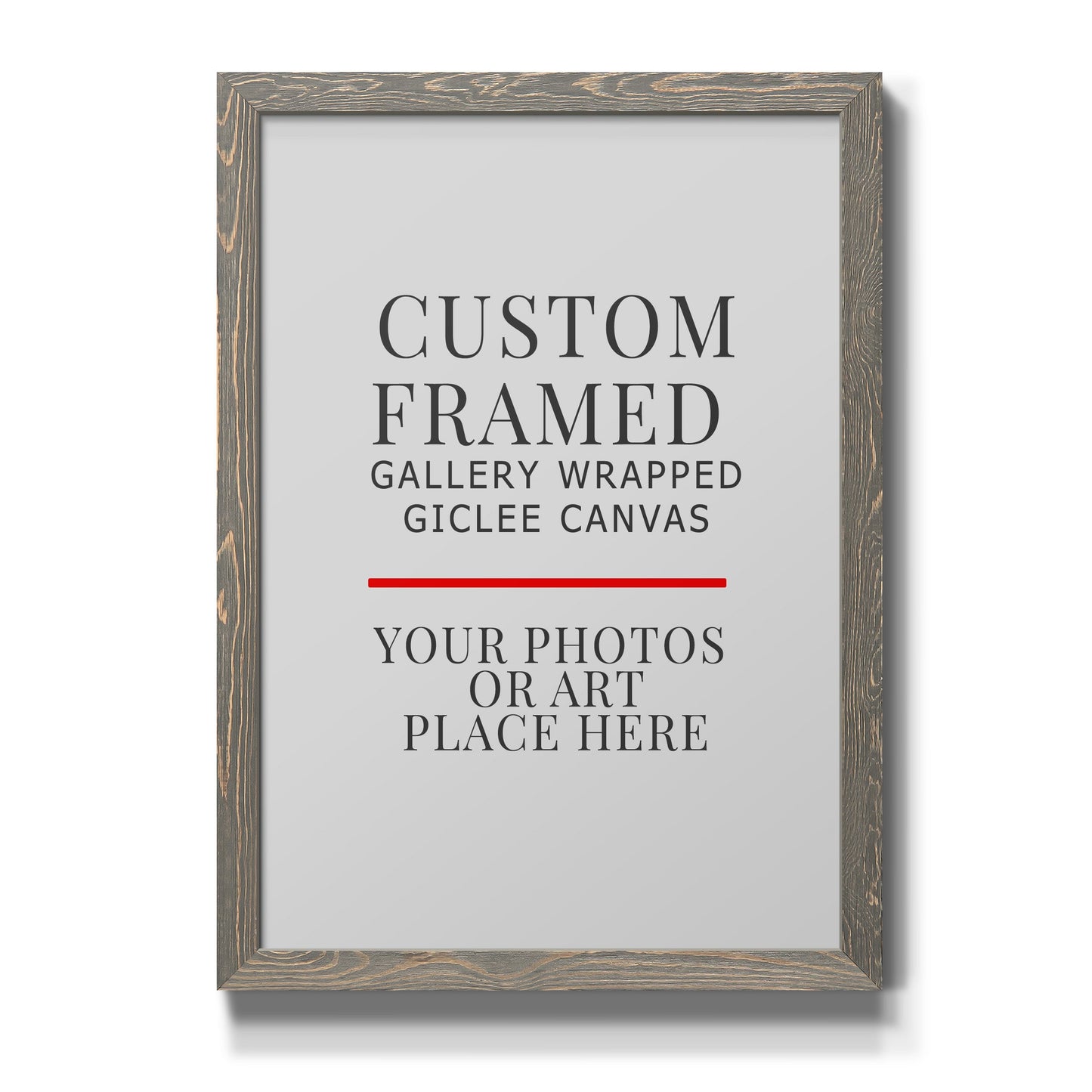 Custom Rustic Frames - Gallery Wrapped Canvas or Prints