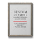 Custom Rustic Frames - Gallery Wrapped Canvas or Prints