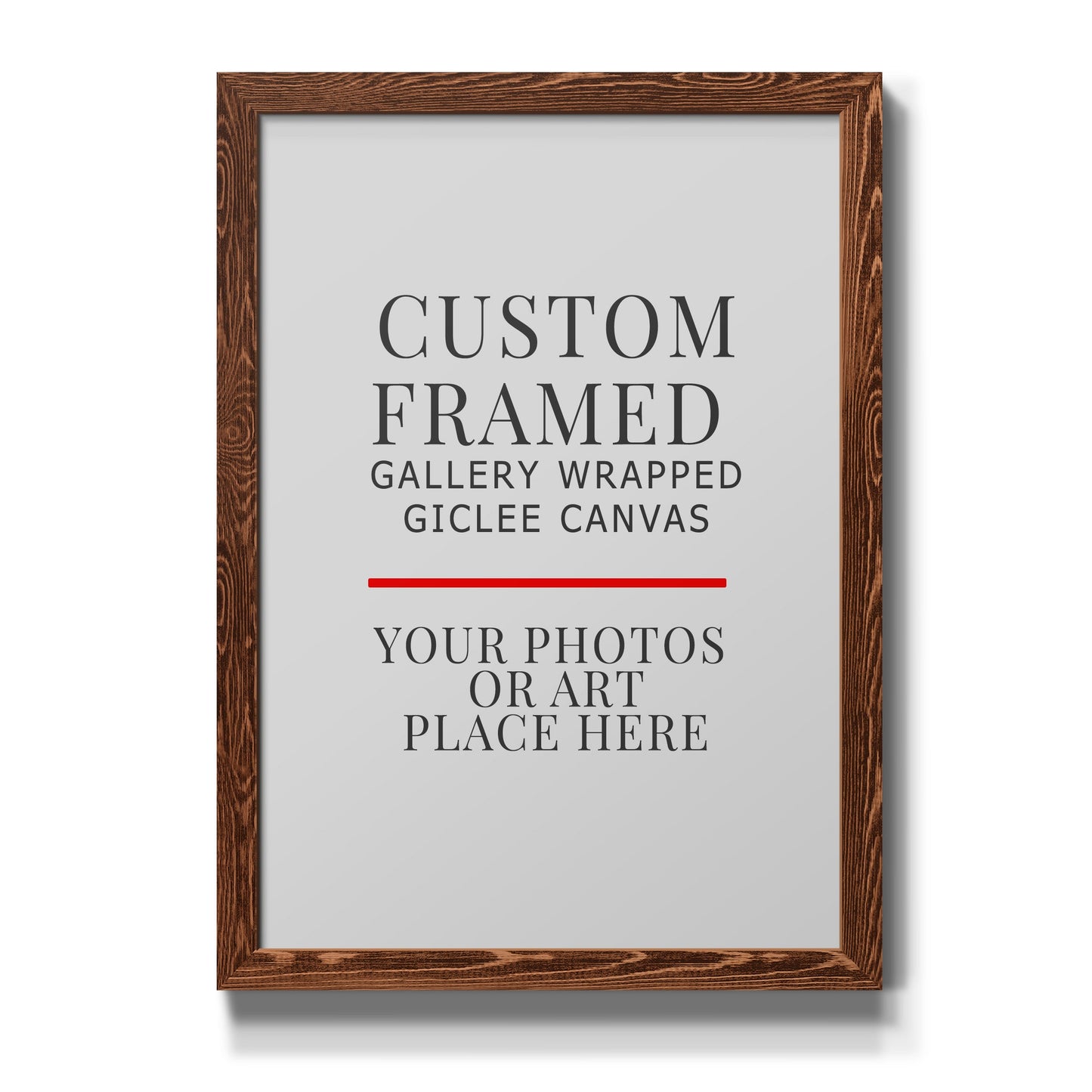 Custom Rustic Frames - Gallery Wrapped Canvas or Prints