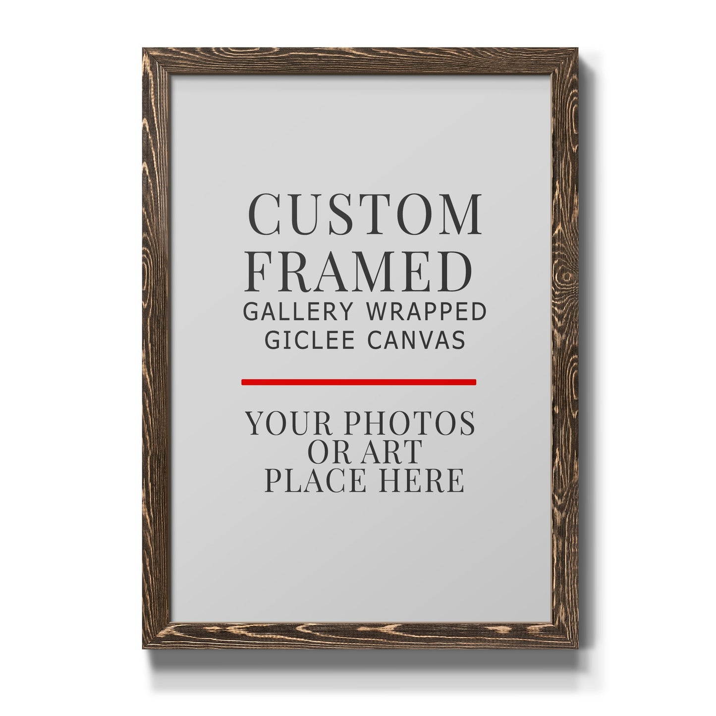 Custom Rustic Frames - Gallery Wrapped Canvas or Prints