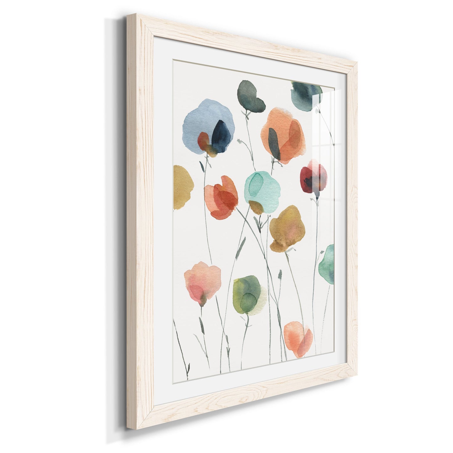 Lollipop Garden II - Premium Framed Print - Distressed Barnwood Frame - Ready to Hang